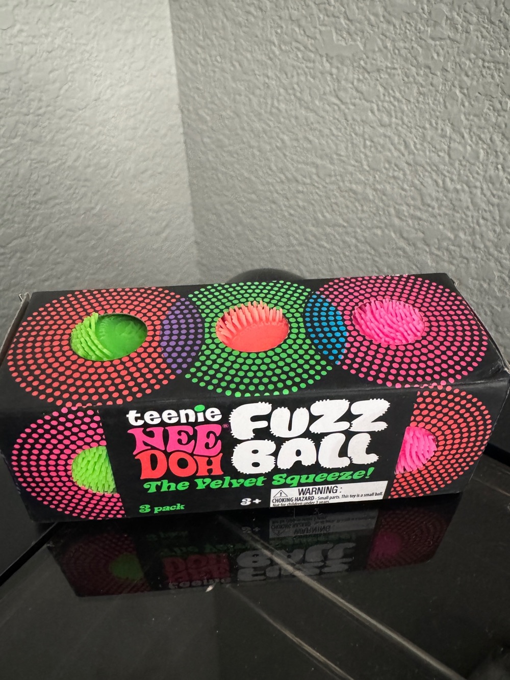 NeeDoh Teenie Fuzz Balls Velvet Squishy Toy